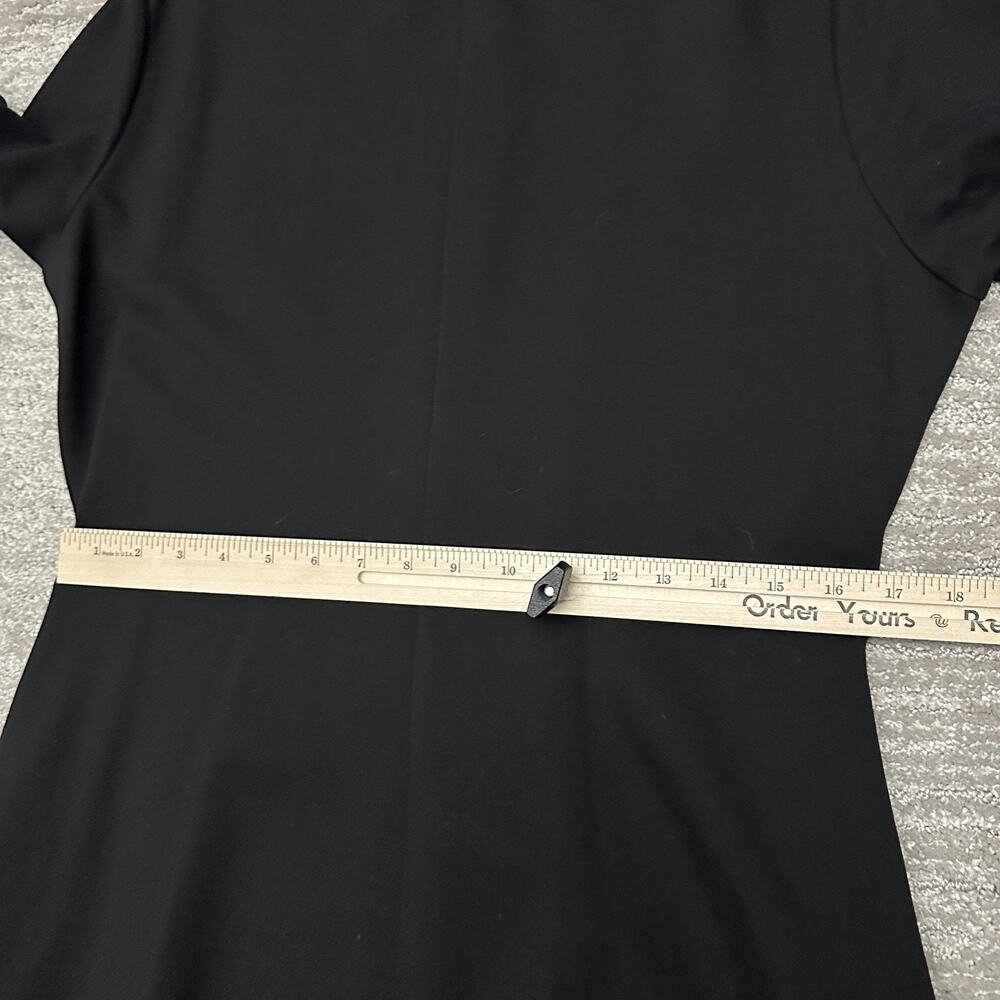 Betabrand Dress Womens XL Black Knit A-Line Half Sleeve Pockets Work Office - Picture 13 of 13